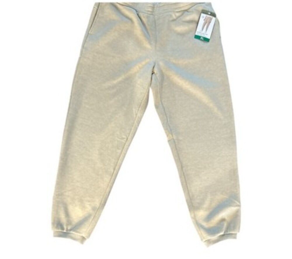 Mondetta Women’s Heathered Fleece Jogger, Color Cream, Size XL -NWT
